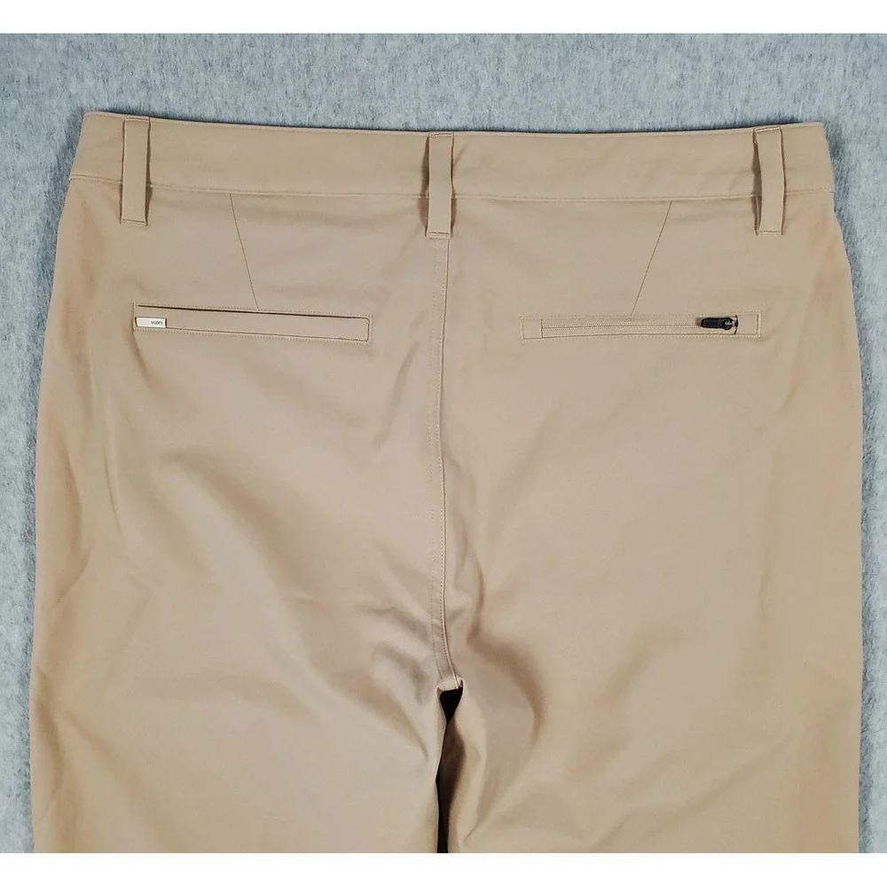 Vuori Cascade Tech Pants Mens 33X33 Beige Performance Trousers V427 NWOT sample